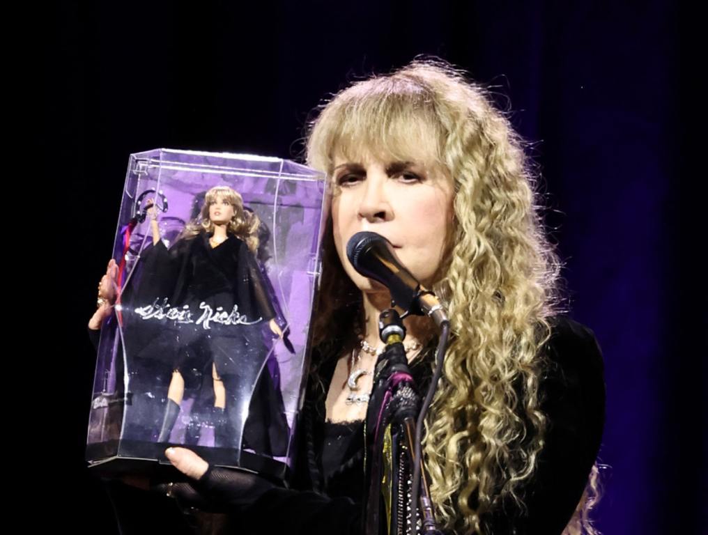 Stevie Nicks Shows Off Her Rumours Era Barbie Doll