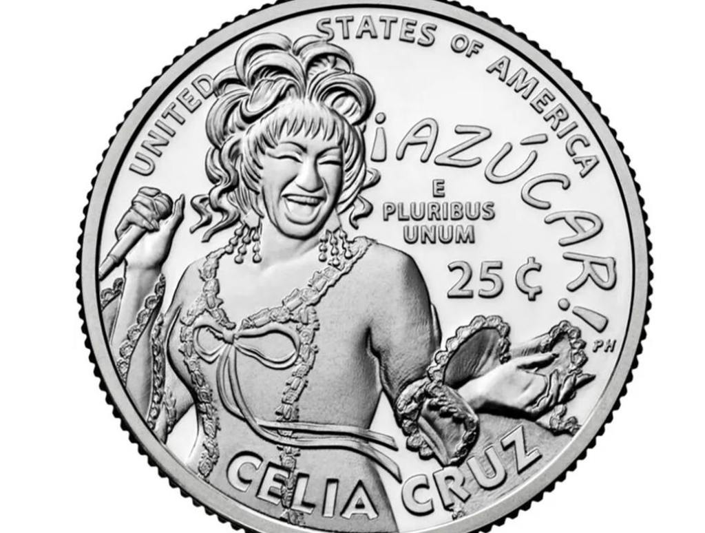 Celia Cruz, New Jersey Icon Memorialized on a U.S. Quarter with her catch phrase Azucar